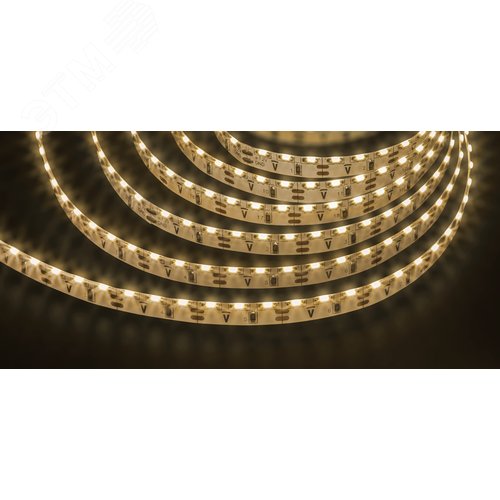 Изображение товара Лента светодиодная 8Вт/м 12В 3000К IP20 120LED/м NLS-335 5м (м)