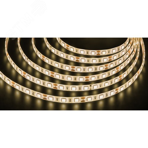 Изображение товара Лента светодиодная 14.4Вт/м 12В 3000К IP65 60LED/м NLS-5050-Pro 5м (м)
