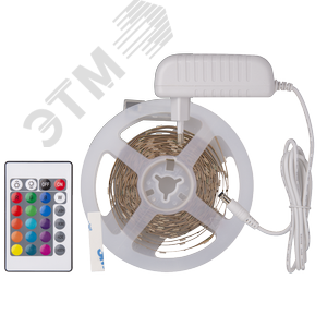 Изображение товара Комплект светодиодной ленты 10Вт/м 12В RGB IP20 60LED/м NLS-SET-04 5м (шт)