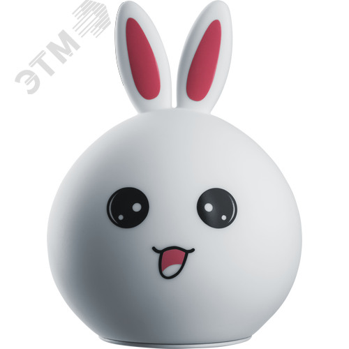 Ночник светодиодный Зайчик NNL-SW06-WH аккумулятор Li-ion 1.2Ач USB 5В - фото 1