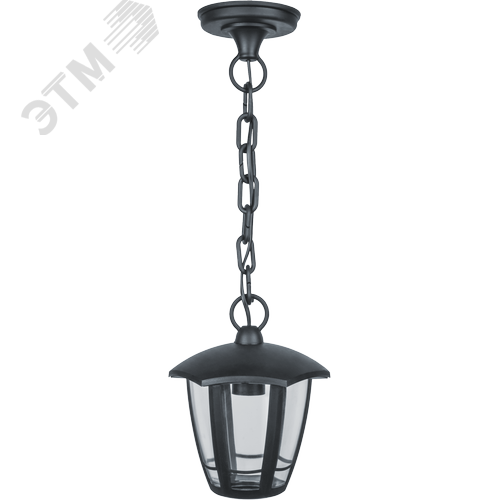 Изображение товара Светильник NOF-P09-BL-IP44-E27 (6 граней, подвесной, черный) (шт)