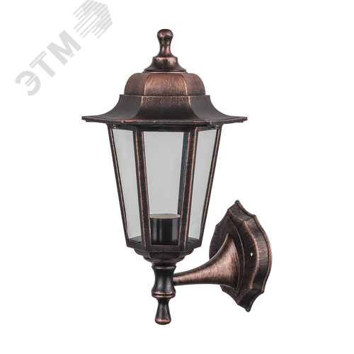 Изображение товара Светильник NOF-PG33-003-IP44-E27 (6 граней, черный под медь) (шт)