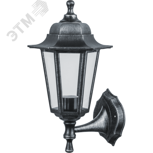 Изображение товара Светильник NOF-PG33-004-IP44-E27 6 граней, черный под серебро (шт)