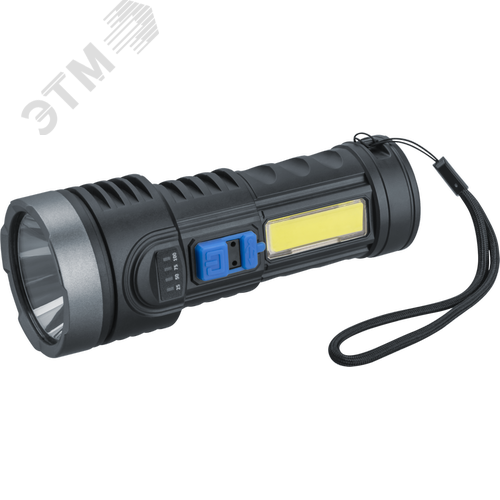Изображение товара Фонарь светодиодный NPT-CP28-ACCU для работы 1 LED, 1В + 1 СОВ, 3Вт (шт)