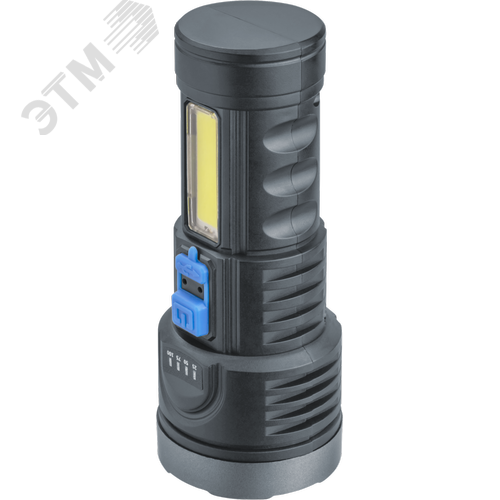 Фонарь светодиодный NPT-CP28-ACCU для работы 1 LED, 1В + 1 СОВ, 3Вт - фото 3