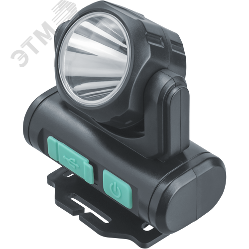 Фонарь светодиодный NPT-H38-ACCU 1COB, 3.2Вт + 1 LED, 3Вт налобный аккумуляторный - фото 3