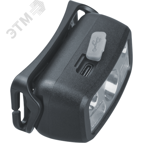 Фонарь светодиодный NPT-H45-ACCU 1LED, 3Вт + 4 SMDбелых + 2 SMD красных налобный аккумуляторный - фото 3