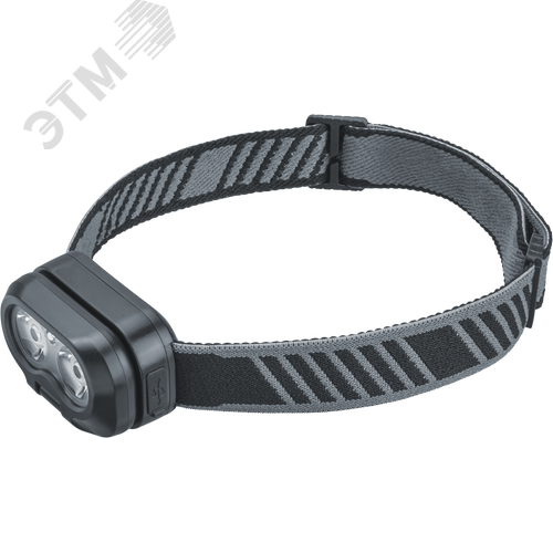 Изображение товара Фонарь светодиодный NPT-H46-ACCU 10 Вт 2 LED налобный аккумуляторный (шт)