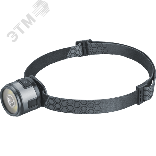 Изображение товара Фонарь светодиодный NPT-H47-ACCU 1 LED, 3 Вт + 1 COB, 1 Вт налобный аккумуляторный (шт)