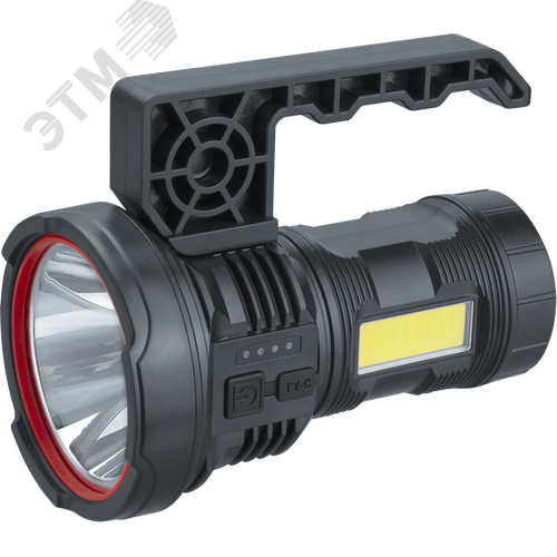 Фонарь светодиодный NPT-SP39-ACCU прожектор/кемпинг 1 LED, 3Вт + 1 COB, 5Вт - фото 1