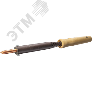 Паяльник деревянная ручка клин прямой NSE-Pes01-80W-СP