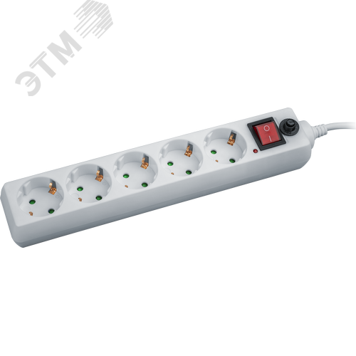 Изображение товара Фильтр сетевой NSP-05-180-ESC-3х0.75 5 гнезд 1.8м (шт)