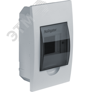 Бокс распределительный встраиваемый ЩРВ-П NSS-DBI-4-WH-IP41 - фото 1