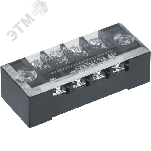 Терминал клеммный ТВ-1504 1.5мм2 15А 4 пары NTB-TB-1504 - фото 1