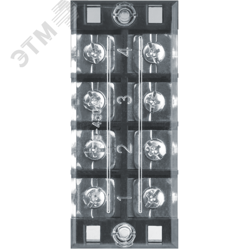 Терминал клеммный ТВ-4504 4.0мм2 45А 4 пары NTB-TB-4504 - фото 2