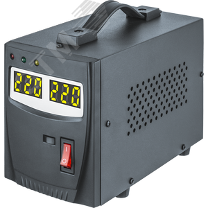 Изображение товара Стабилизатор напряжения NVR-RF1-500 однофазный релейный 0,5 кВА (шт)