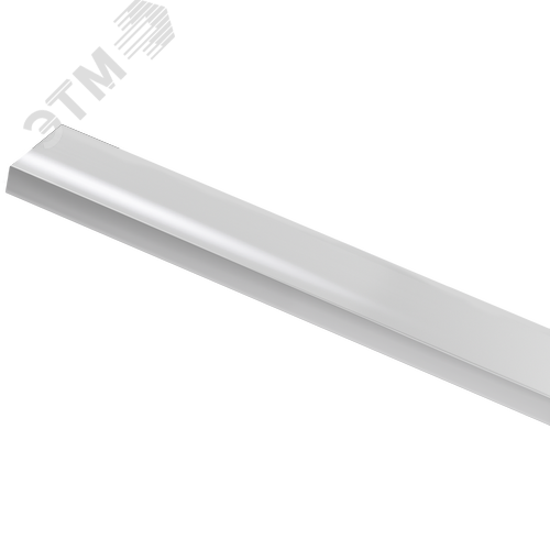 Профиль накладной алюминиевый 2м матовый экран 4 заглушки 4 крепежа 6мм для светодиодных лент NPR-01-SET - фото 3