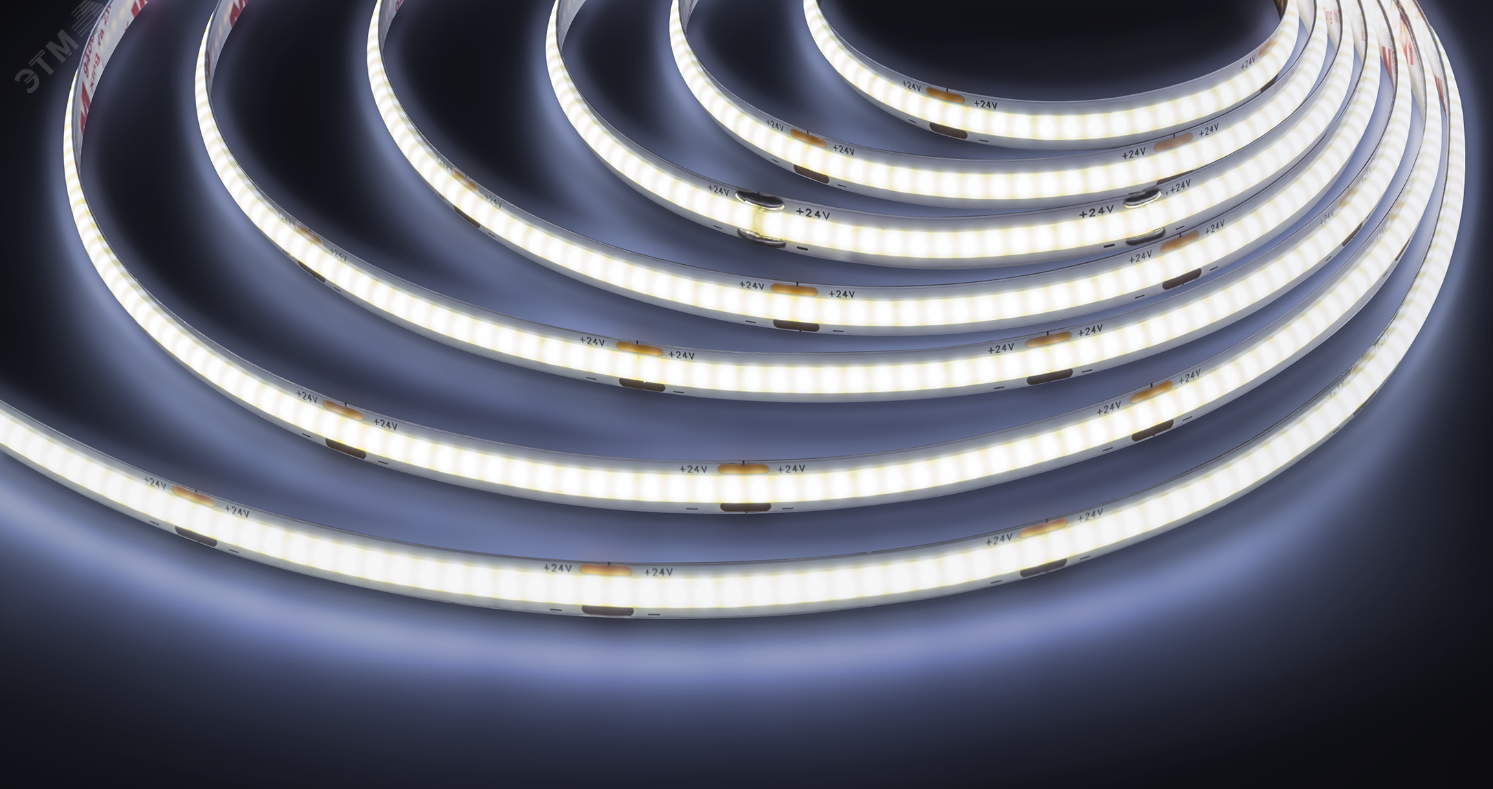 Изображение товара Лента светодиодная 12Вт/м 24В 6000К IP20 320LED/м NLS-СОВ 5м (шт)