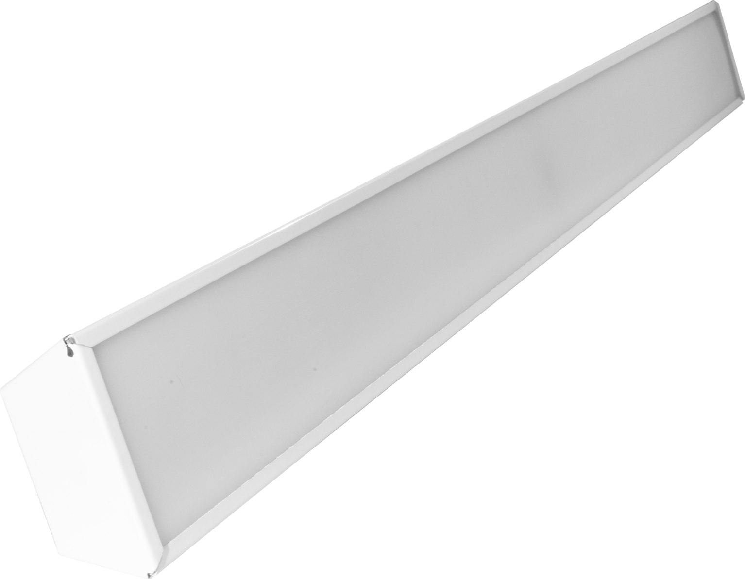 Светильник светодиодный Line LED-01 IP40, расс. Опал. ПК, корп. Сталь, 3600 лм, 36 Вт, 4000К, УХЛ4, 1230х110х50 мм, 2 скобы подвеса в комплекте