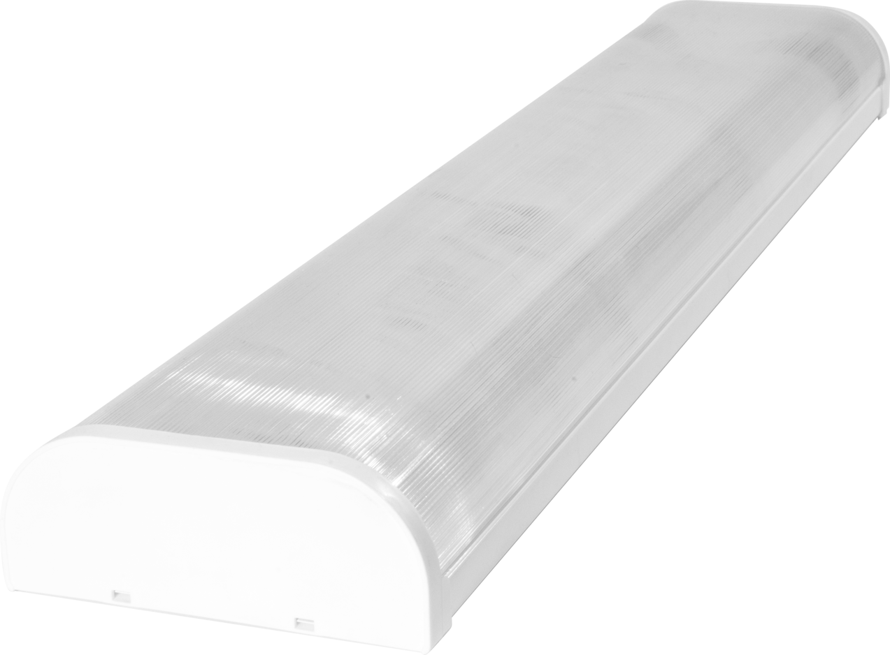 Светильник светодиодный ДПО 2х36Вт IP20, 1235x140x55 мм, под LED лампу T8 G13, Oval 236 LED-10 Матовый рассеиватель