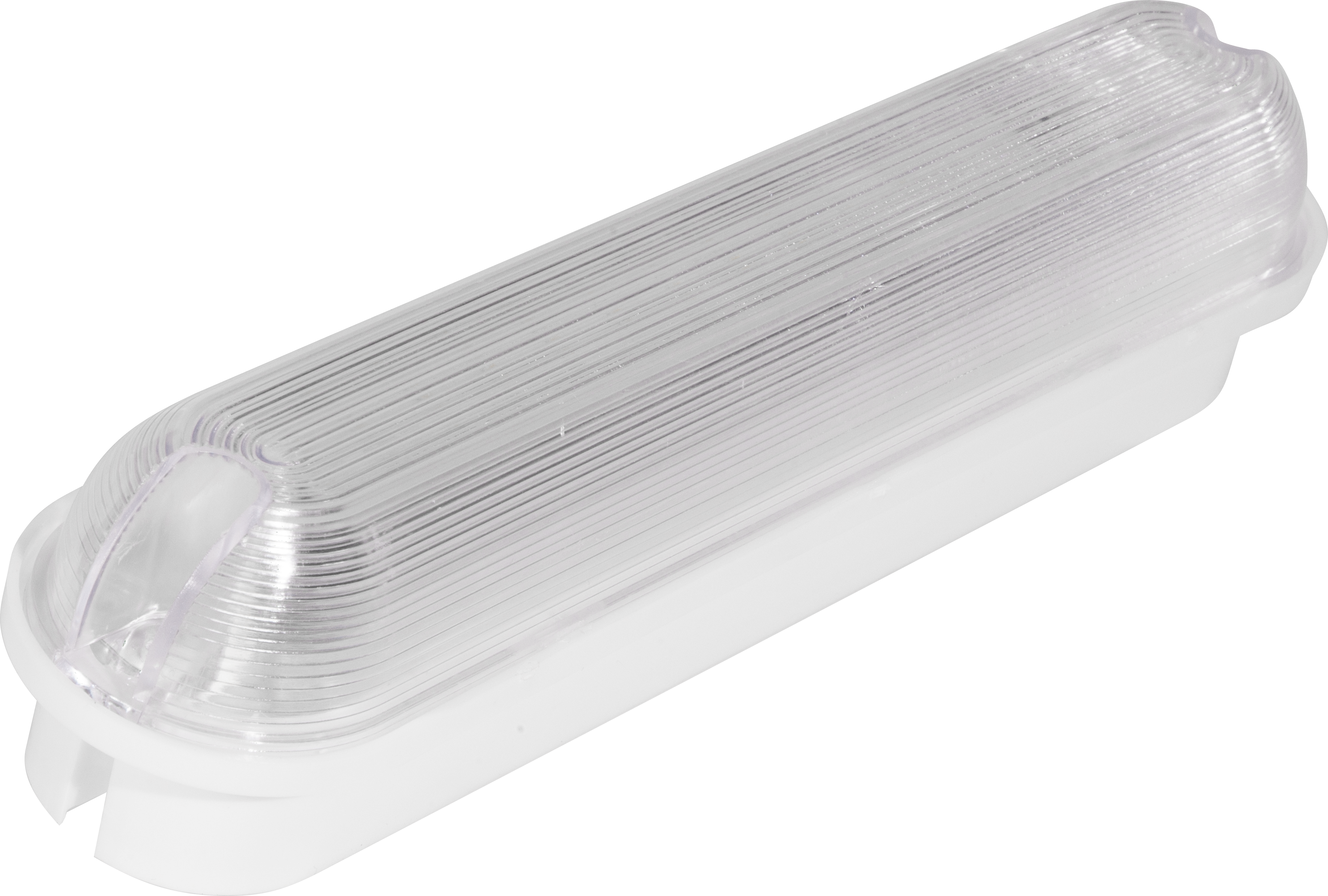 Светильник светодиодный Vega LED-08-001 8Вт 5000К IP54 860лм УХЛ2 310х70х75 ЖКХ накладной прозрачный рассеиватель без датчика