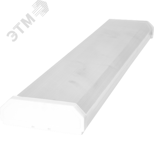 Изображение товара Светильник светодиодный ДПО 2х18Вт IP20, 625х145х50 мм, под LED лампу T8 G13, Crystal 218 LED-10 Матовый рассеиватель (шт)