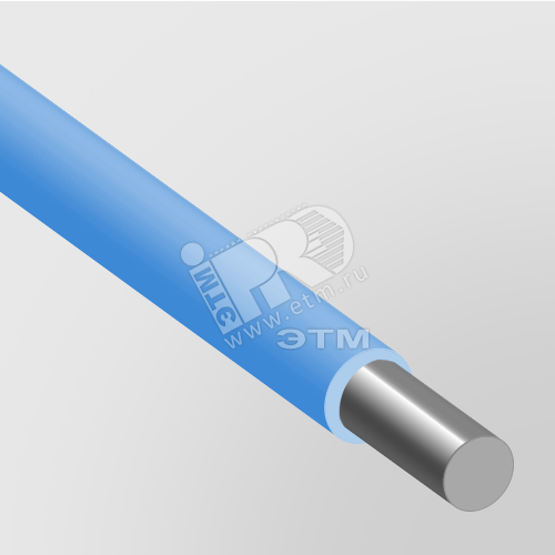 Провод силовой ПАВ 16 голубой ТРТС