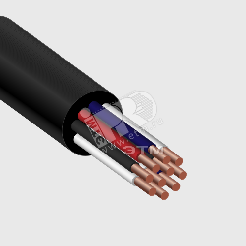 Кабель контрольный КВВГ 10х2.5 ТРТС
