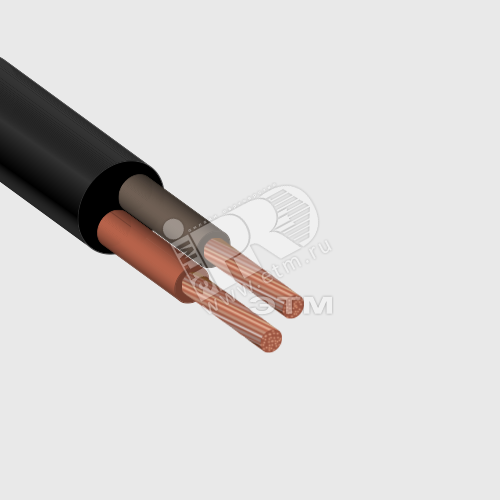 Кабель силовой КГн 2х1 ТРТС