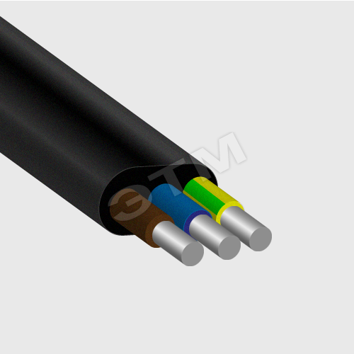 Кабель силовой АВВГ-П 3х6-0.660 ТРТС