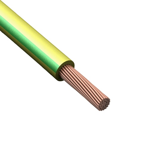 Провод силовой ПуГВнг(А)-LS 1Х1 желто зеленый ЭКЗ Кольчугино ТРТС