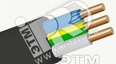Кабель ВВГнг(А)-LSLTx 3х16-0,660 ТРТС