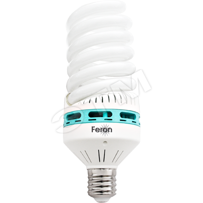 Лампа энергосберегающая КЛЛ 125/864 Е40 D110х272 спираль ELS64 FERON