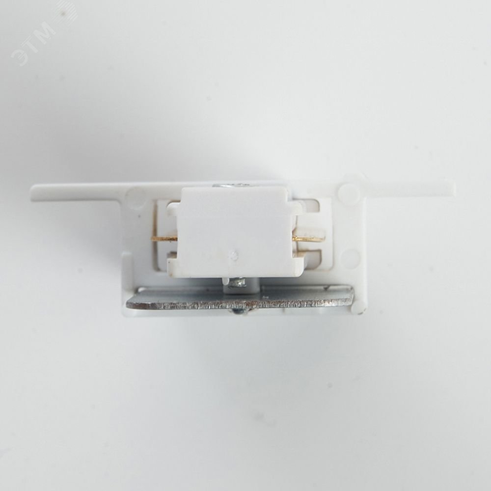 Коннектор прямой белый для встраиваемого шинопровода LD1004 FERON - превью 3