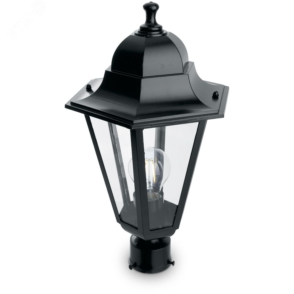 Светильник НТУ-100w на трубу Е27 IP44 черный артикул PL6203/6203 11068 ...