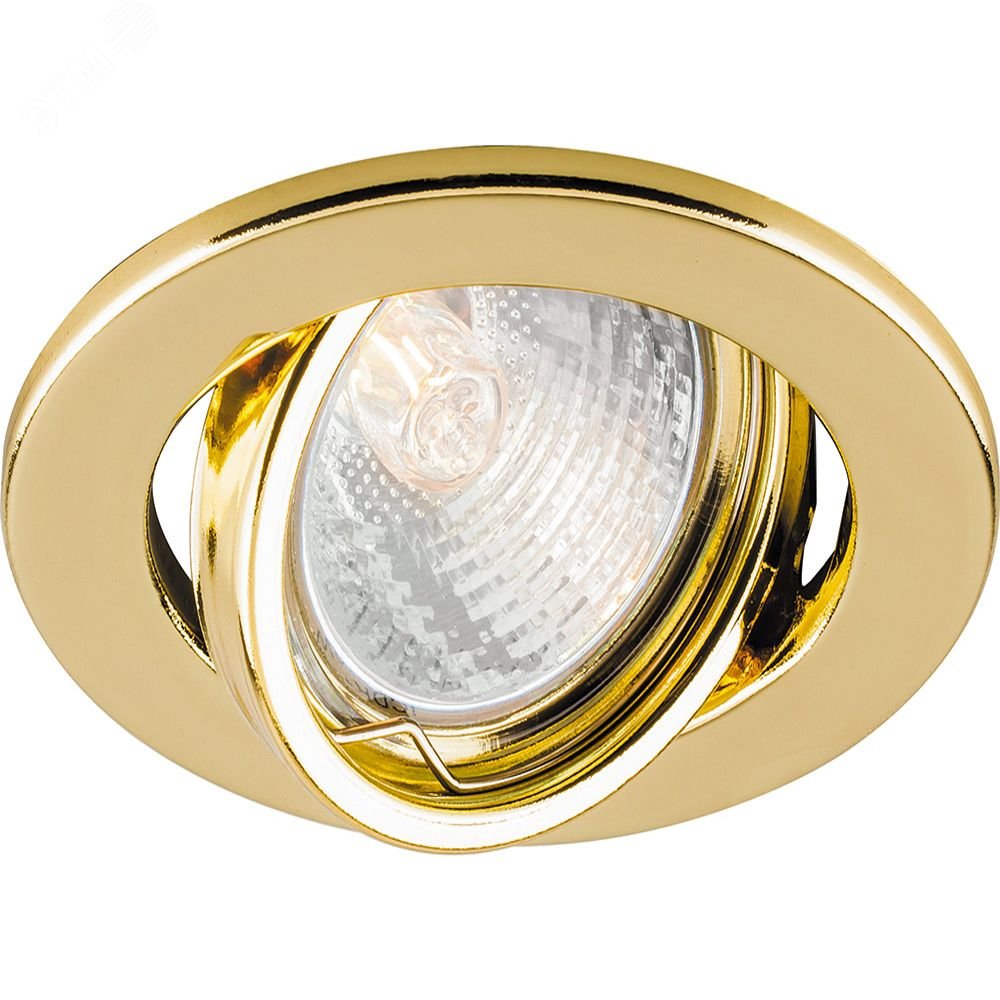Светильник ИВО-50w 12в G5.3 поворотный золото DL11/DL3202 FERON - превью 2