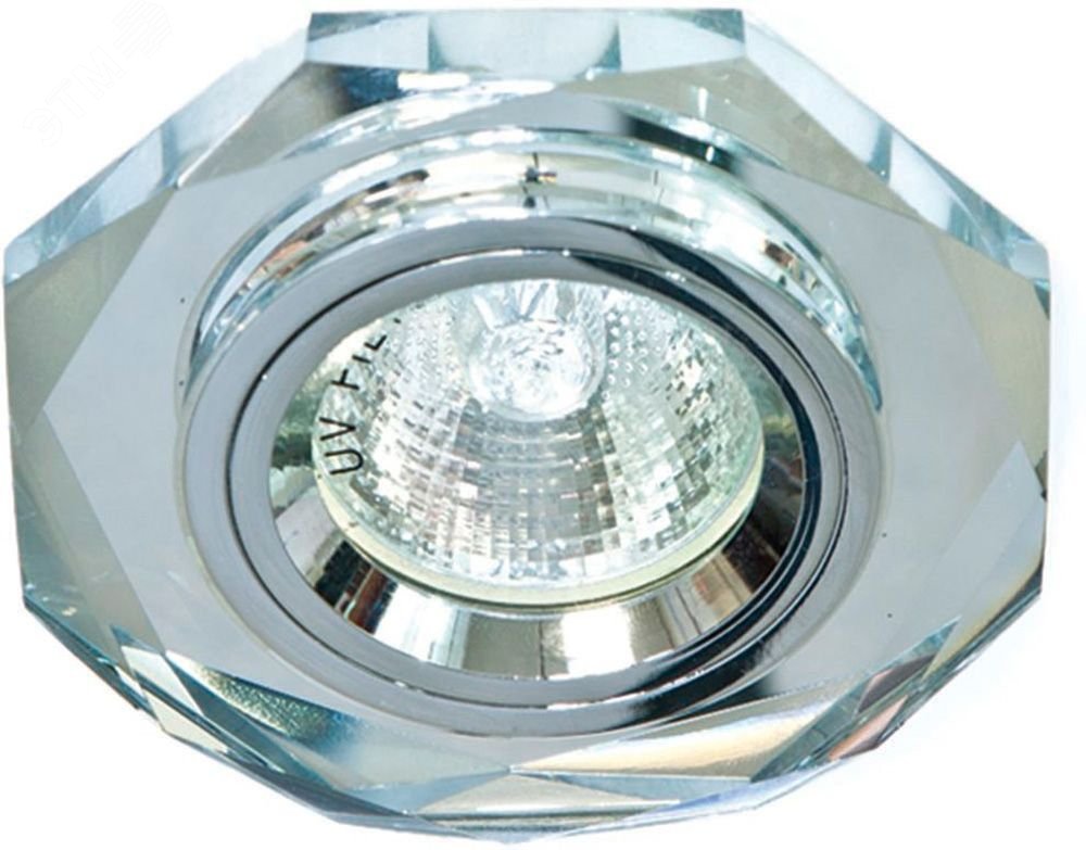 Светильник ИВО-50w 12в G5.3 серебро/серебро 8020-2 сереб/сереб. FERON - превью 2