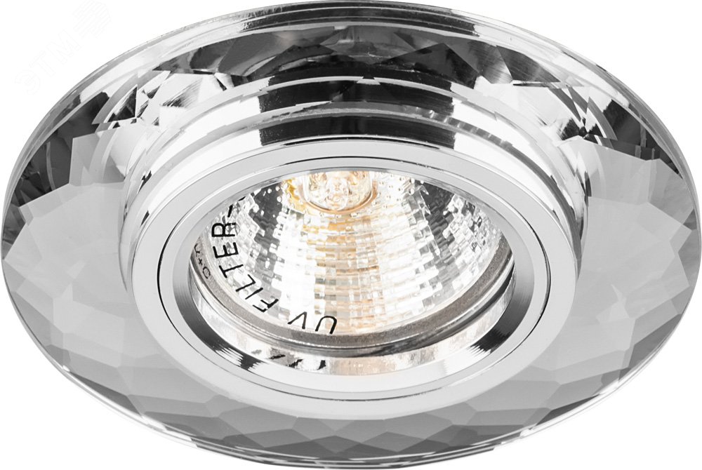 Светильник ИВО-50w 12в G5.3 серебро/серебро 8160-2 сереб/сереб. FERON - превью 2