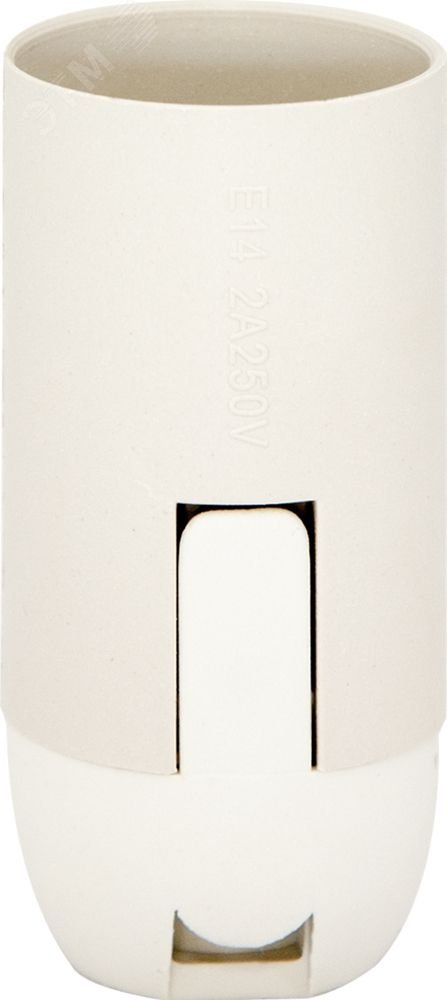 Изображение товара Патрон подвесной Е14 пластик белый (шт)