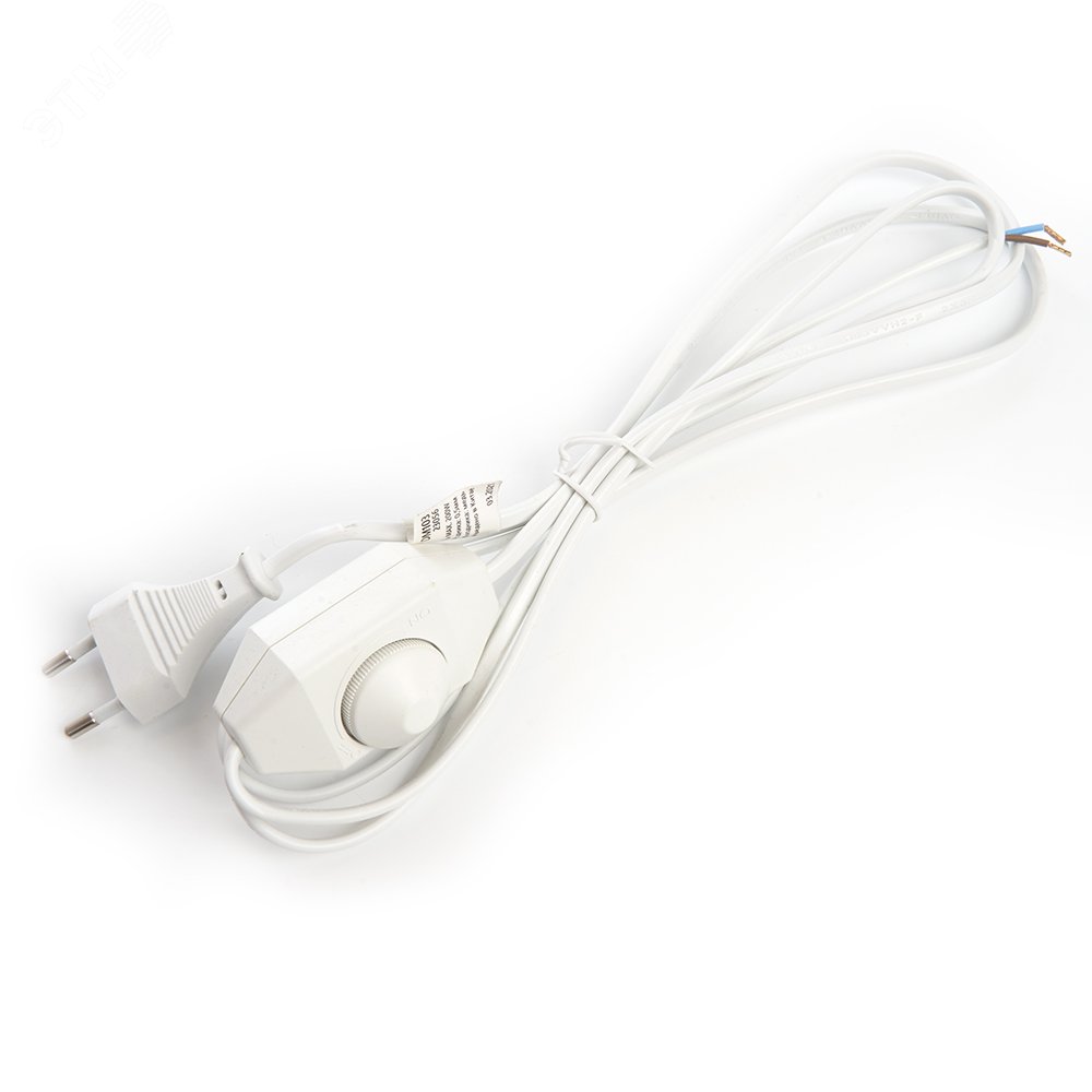 Изображение товара Шнур сетевой с диммером FERON DM103 200W 2м белый