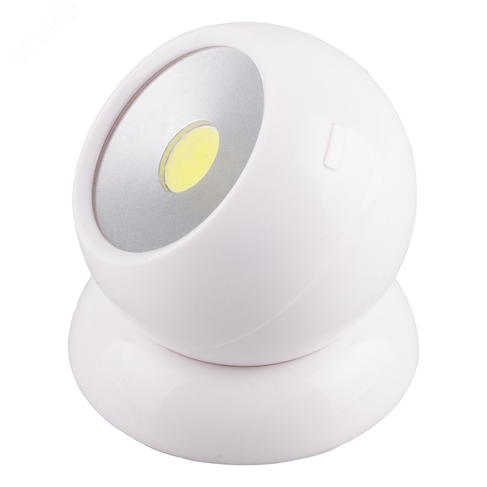 Изображение товара Светильник светодиодный 3W поворотный белый для домашнего и офисного освещения