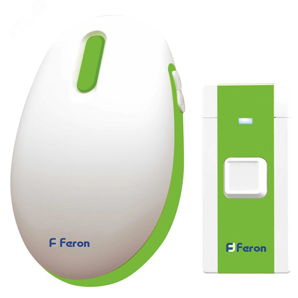 Изображение товара Беспроводной дверной звонок Feron E-375 36 мелодий регулировка громкости IP20