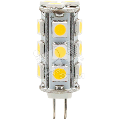 Лампа светодиодная LED 3вт 12в G4 белыйкапсульная LB-403 18LED FERON