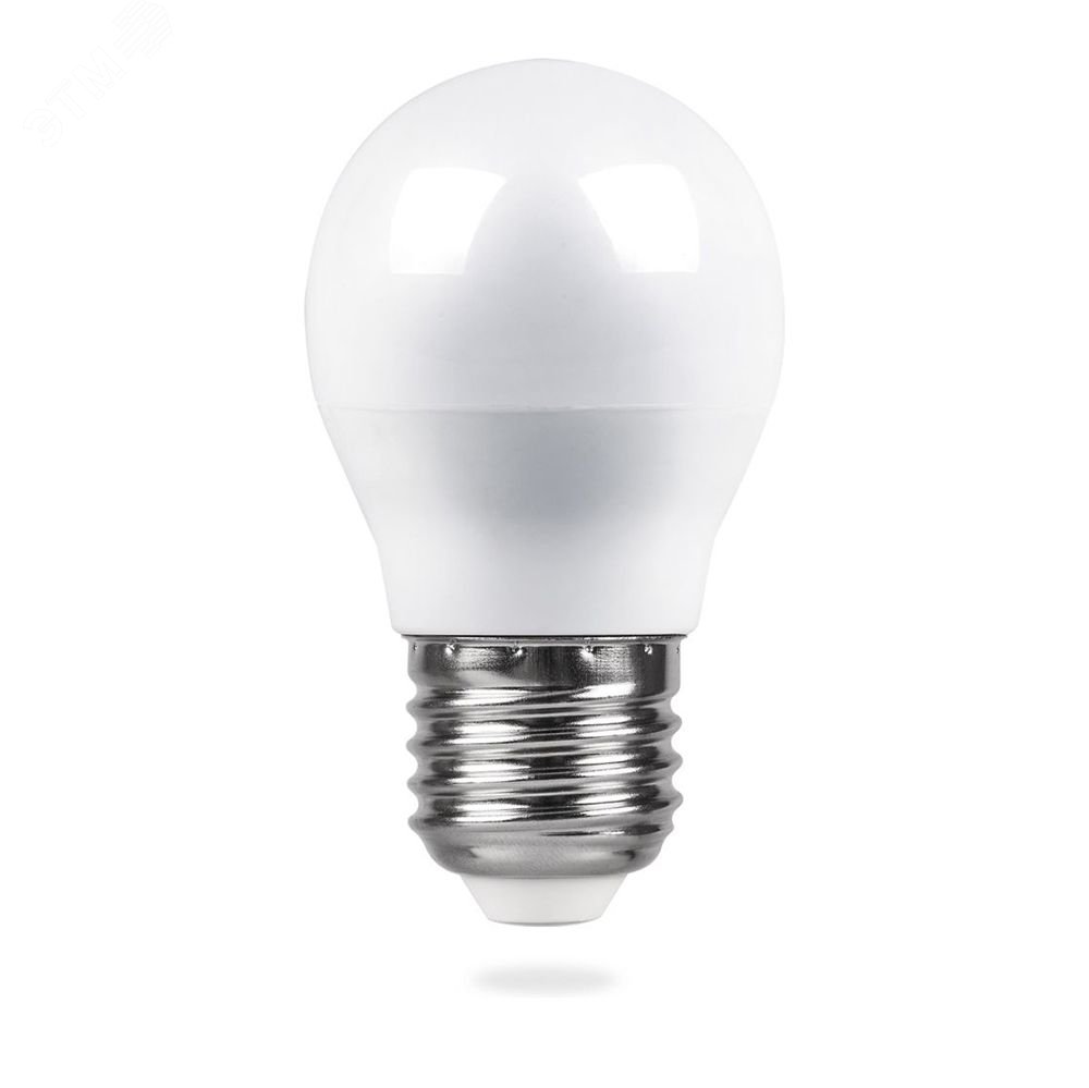 Лампа светодиодная LED 5вт Е27 теплый шар LB-38 FERON - превью 2