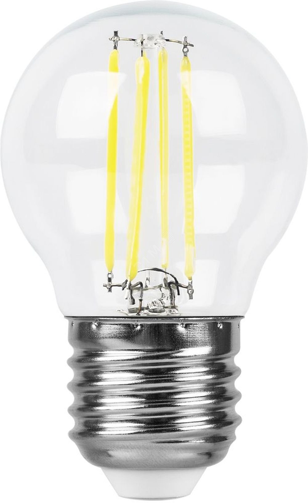 Лампа светодиодная LED 5вт Е27 дневной шар FILAMENT LB-61 FERON - превью