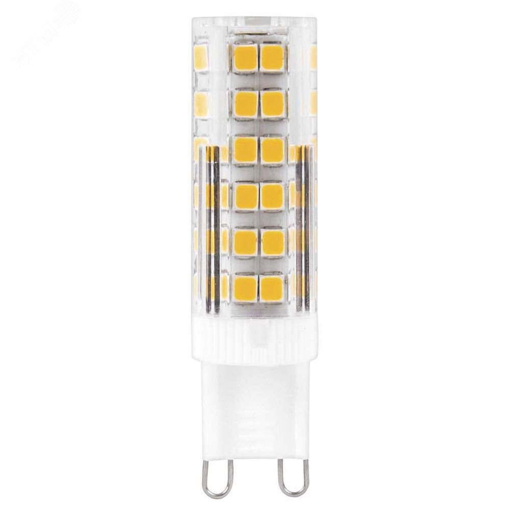 Лампа светодиодная LED 7вт 230в G9 теплый капсульная LB-433 FERON - превью 2
