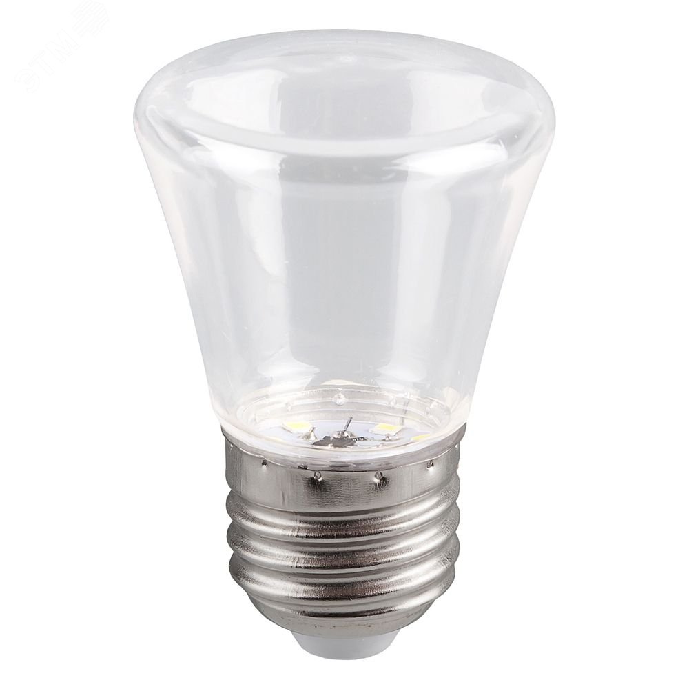 Лампа светодиодная LED 1вт Е27 прозрачный 2700К колокольчик LB-372 FERON - превью 2
