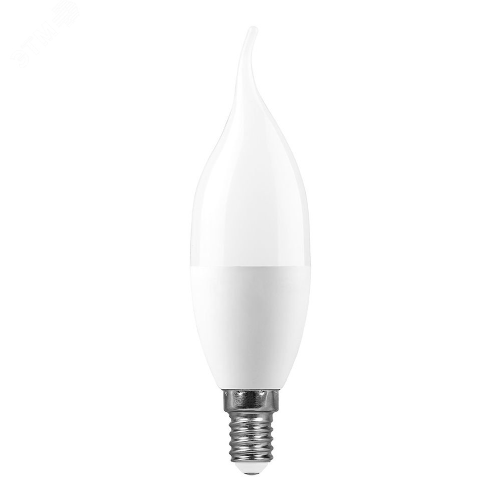 Лампа светодиодная LED 11вт Е14 белый матовая свеча на ветру LB-770 FERON - превью 2