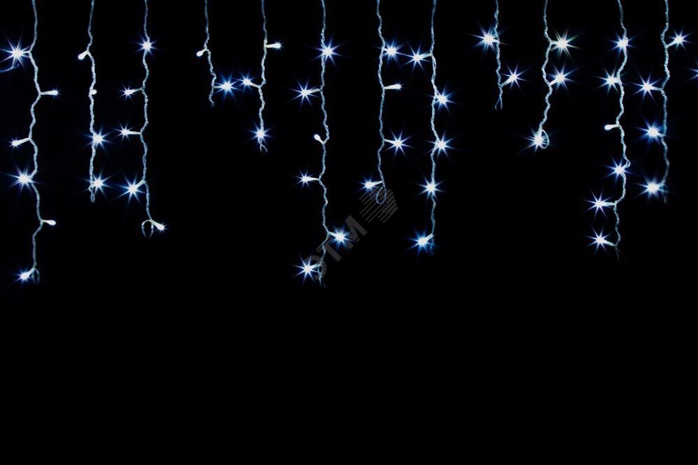 Изображение товара Гирлянда бахрома с 70 LED, 1.4м+0.4м, Теплый белый свет от FERON