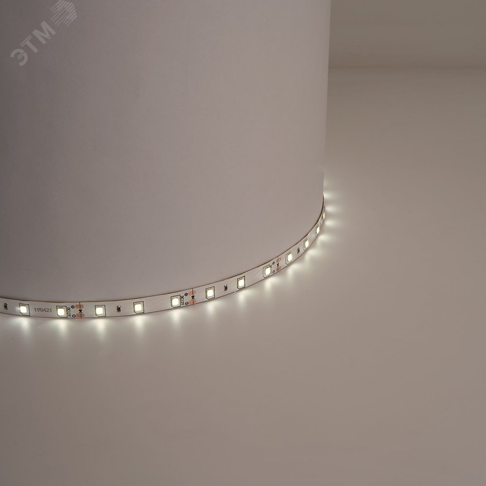 Лента светодиодная LEDх60/м 5м 4.8w/m 12в тепло-белый LS603 теп-бел. FERON - превью 2